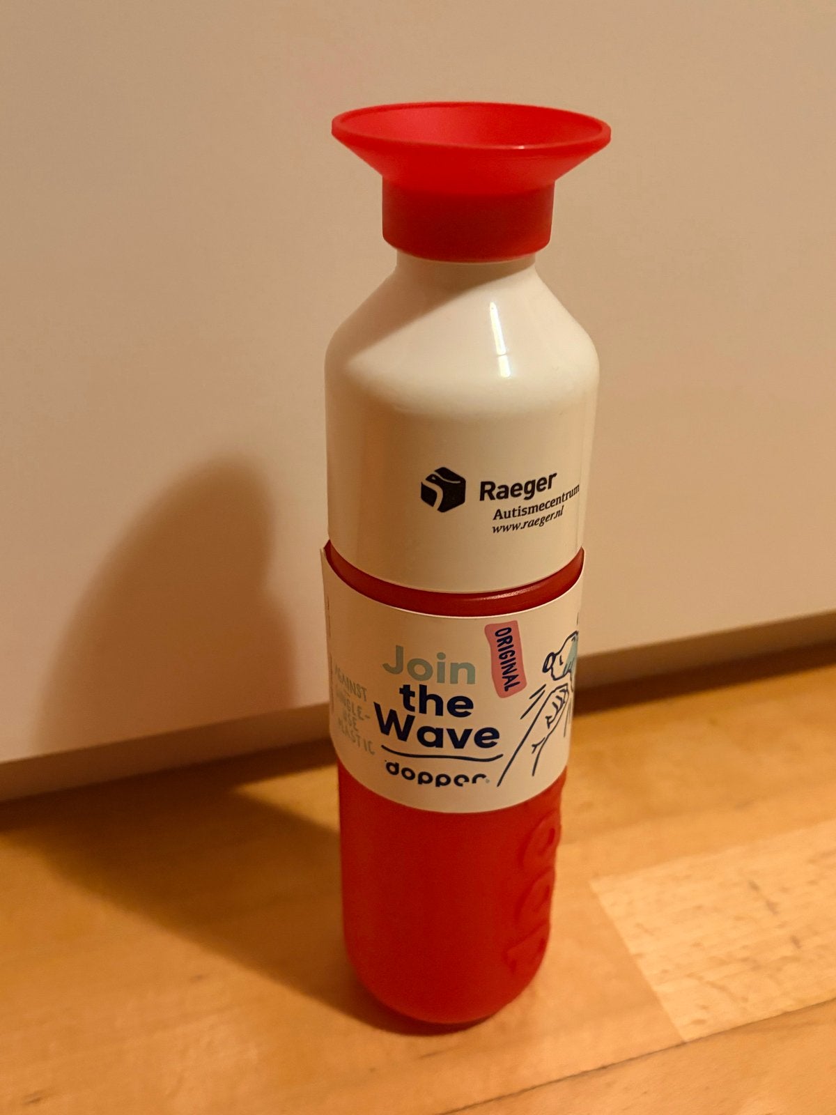 Dopper waterfles rood nieuw gratis voor zak drop, Verzenden, Nieuw