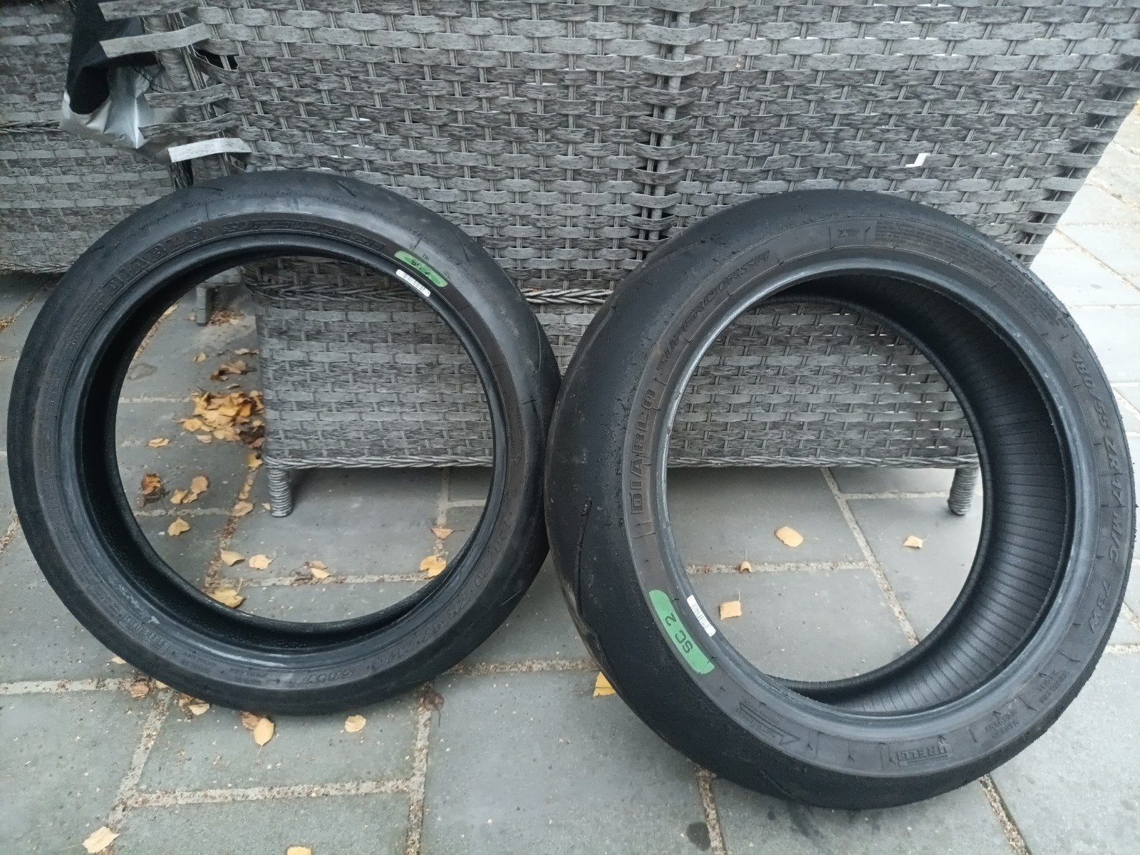 Pirelli supercorsa sc2 180/55 120/70, Ophalen of Verzenden