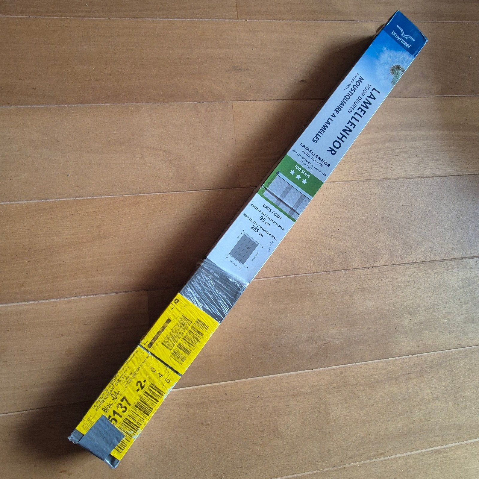 Bruynzeel Lamellenhor Grijs - Nieuw in doos, Doe-het-zelf en Verbouw, Ophalen of Verzenden, Nieuw, 200 tot 215 cm