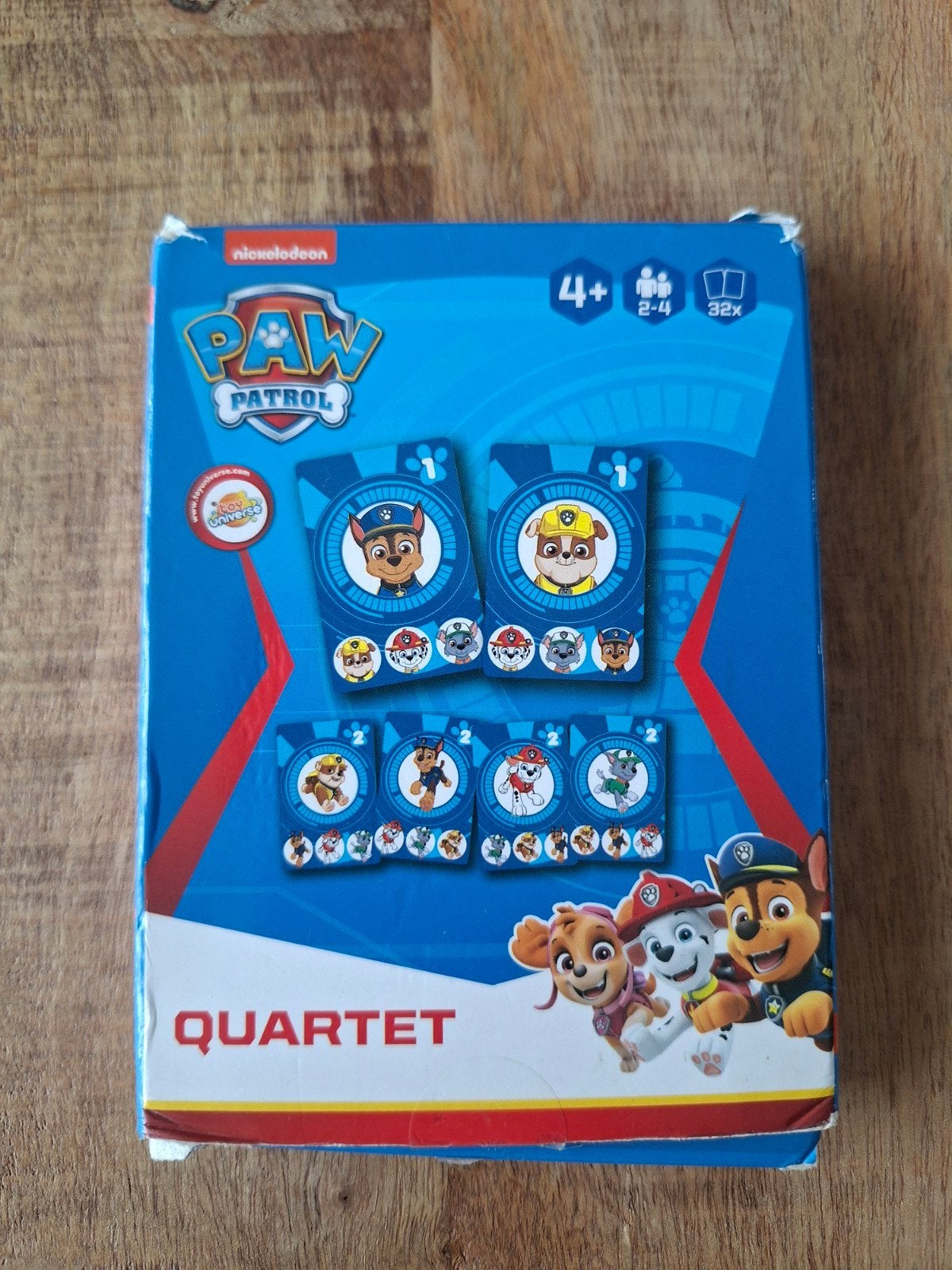 Paw patrol kwartet, Ophalen