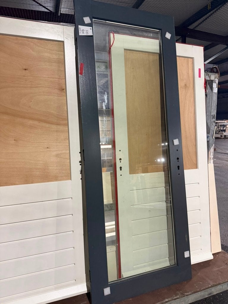 Buitendeur met glas, Ophalen, 80 tot 100 cm, 200 tot 215 cm, Glas
