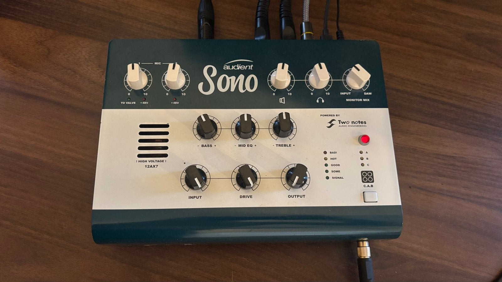 Audient Sono Gitaar Interface met TwoNotesTorpedo+12AX7Tube, Ophalen of Verzenden, Zo goed als nieuw, Gitaar, Minder dan 50 watt