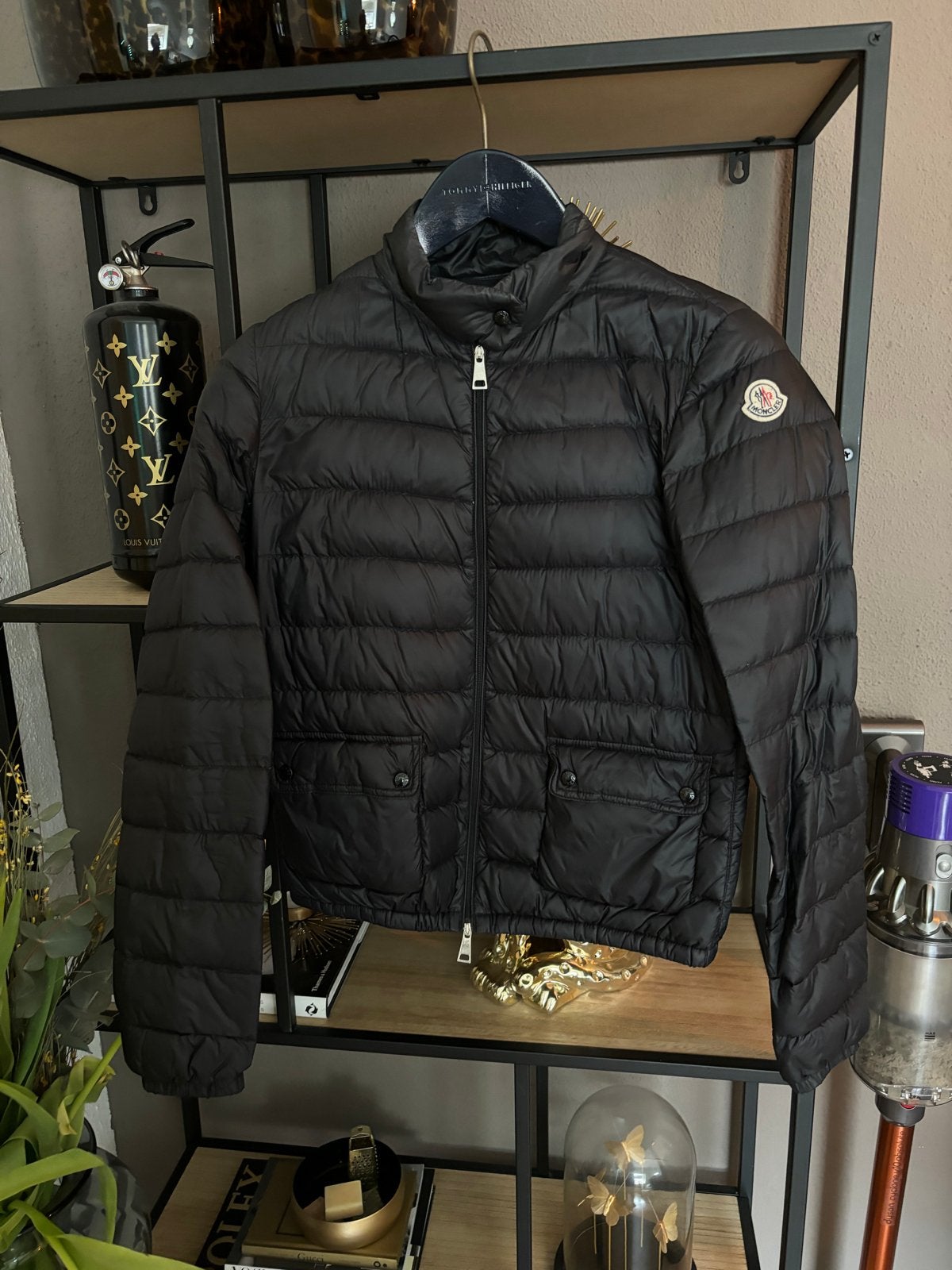 Moncler Jas Maat M Zwart, Ophalen of Verzenden, Gedragen, Zwart