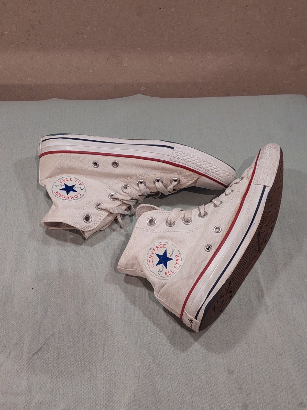 Converse All Star High Top Wit – EU 38, Zwart, Ophalen of Verzenden, Sneakers of Gympen, Converse All Stars