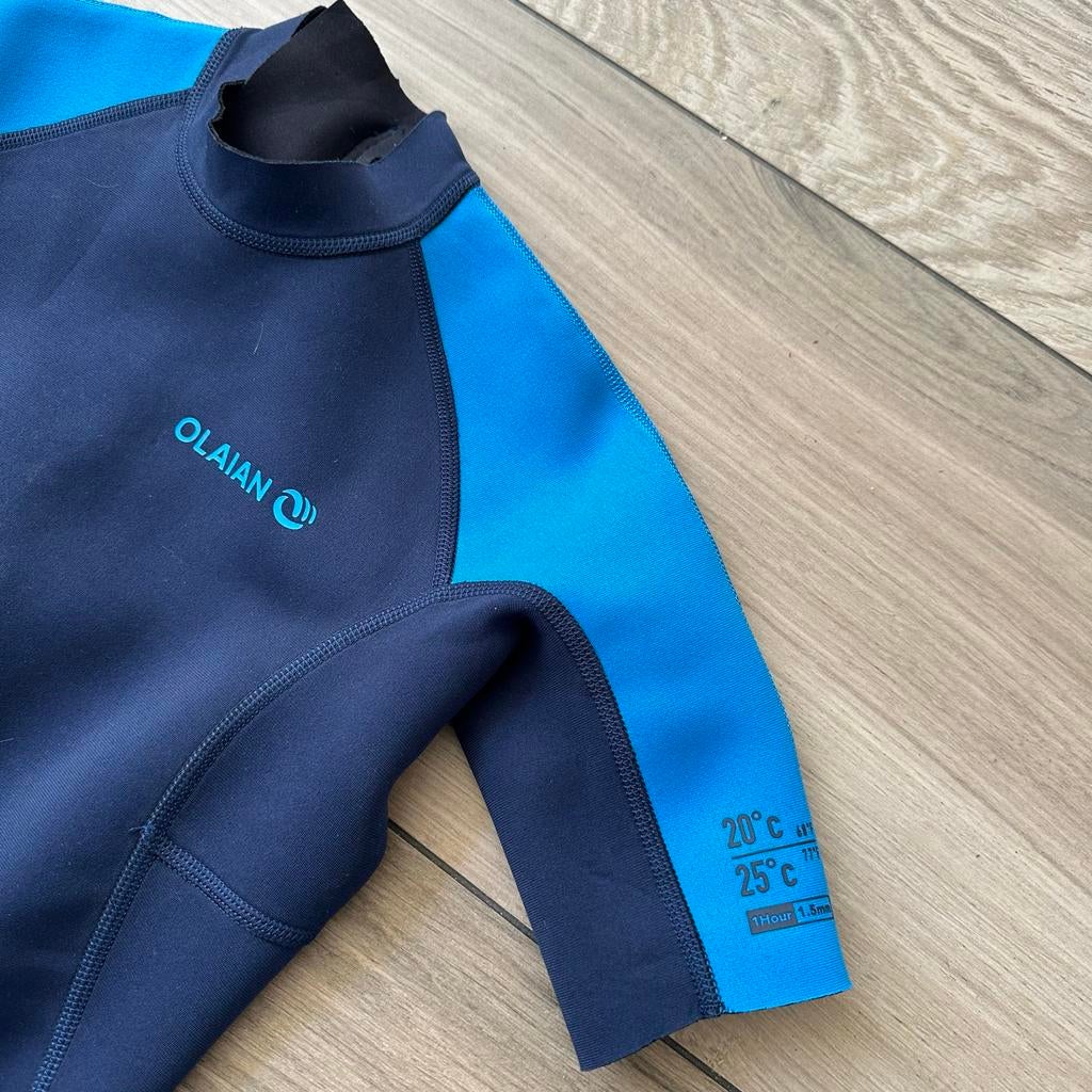 Olaian Decathlon wetsuit voor kind, maat 140, Gebruikt, Jongen of Meisje, Ophalen of Verzenden, Maat 140