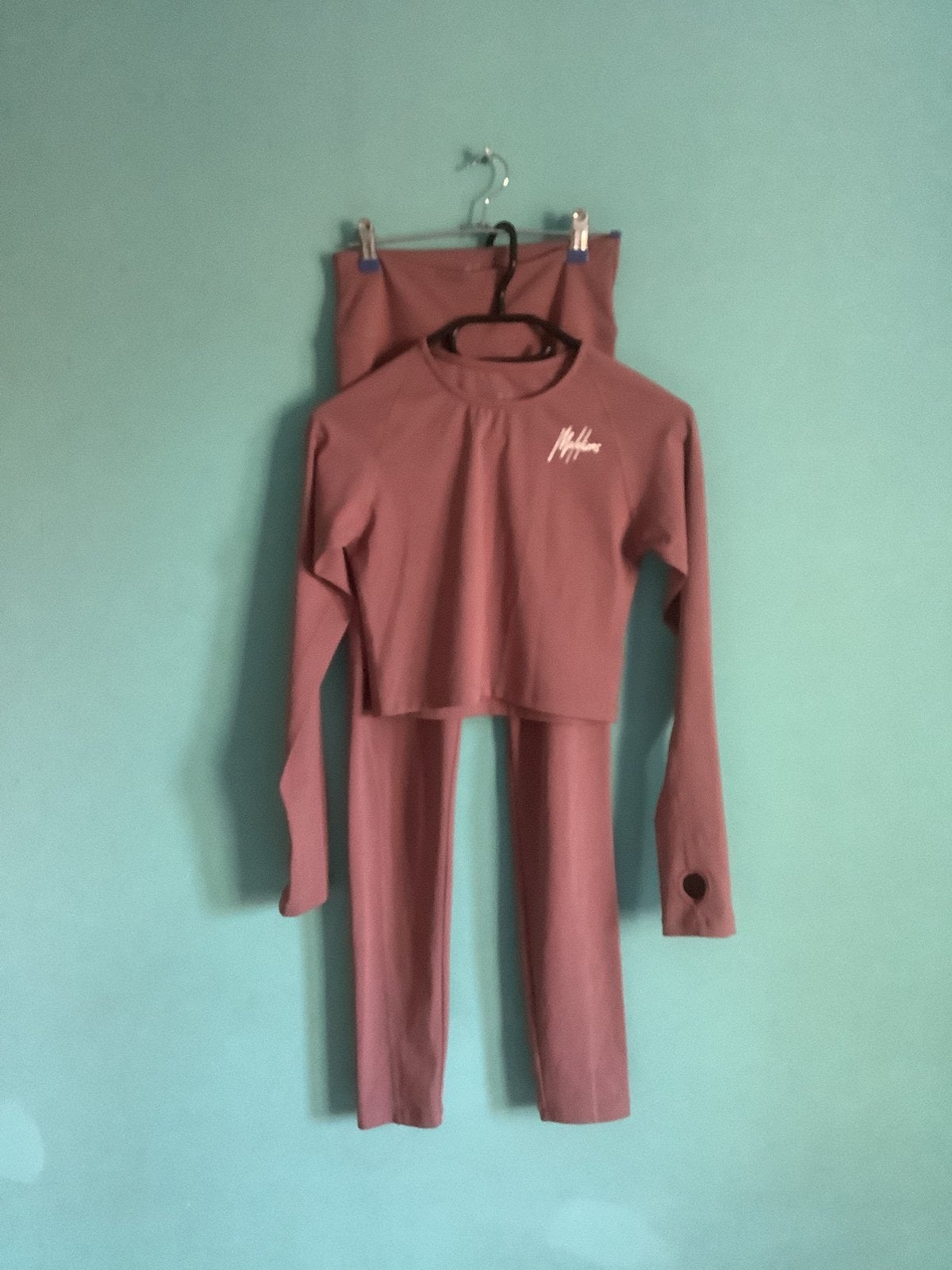 Mooie Oudroze fitness set van Malelions maat M., Kleding | Dames, Ophalen of Verzenden, Roze, Maat 36 (S), Fitness of Aerobics