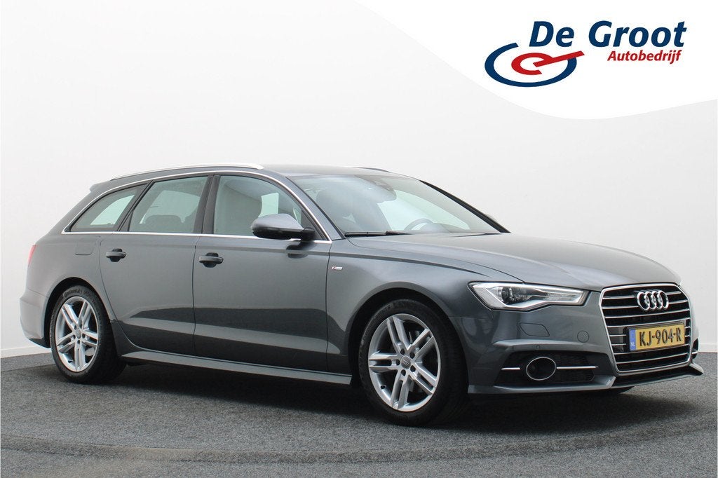Audi A6 Avant 1.8 TFSI ultra Adrenalin Sport Leder/Stof, Cam, Auto's, Audi, Leder en Stof, Origineel Nederlands, Automatische klimaatregeling