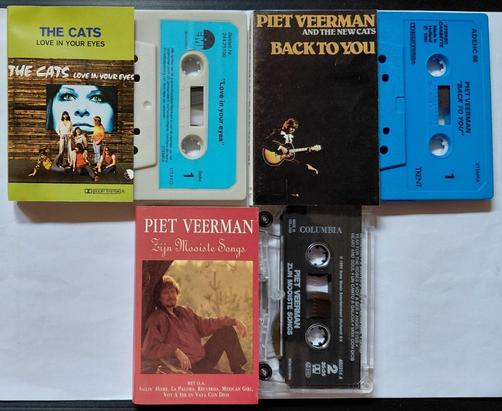 The Cats & Piet Veerman, Ophalen of Verzenden, Zo goed als nieuw, 1 bandje