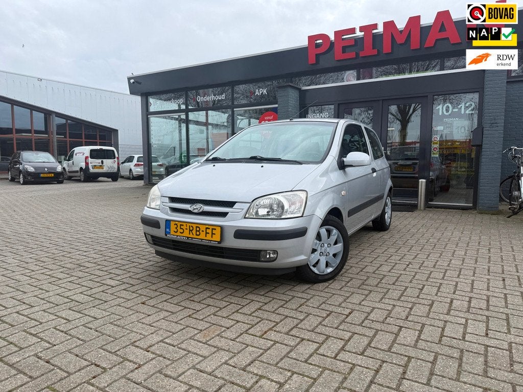 Hyundai Getz 1.3i Dynamic | Automaat | Airco | Elektrische r, 4 cilinders, 1006 kg, Bedrijf, Grijs
