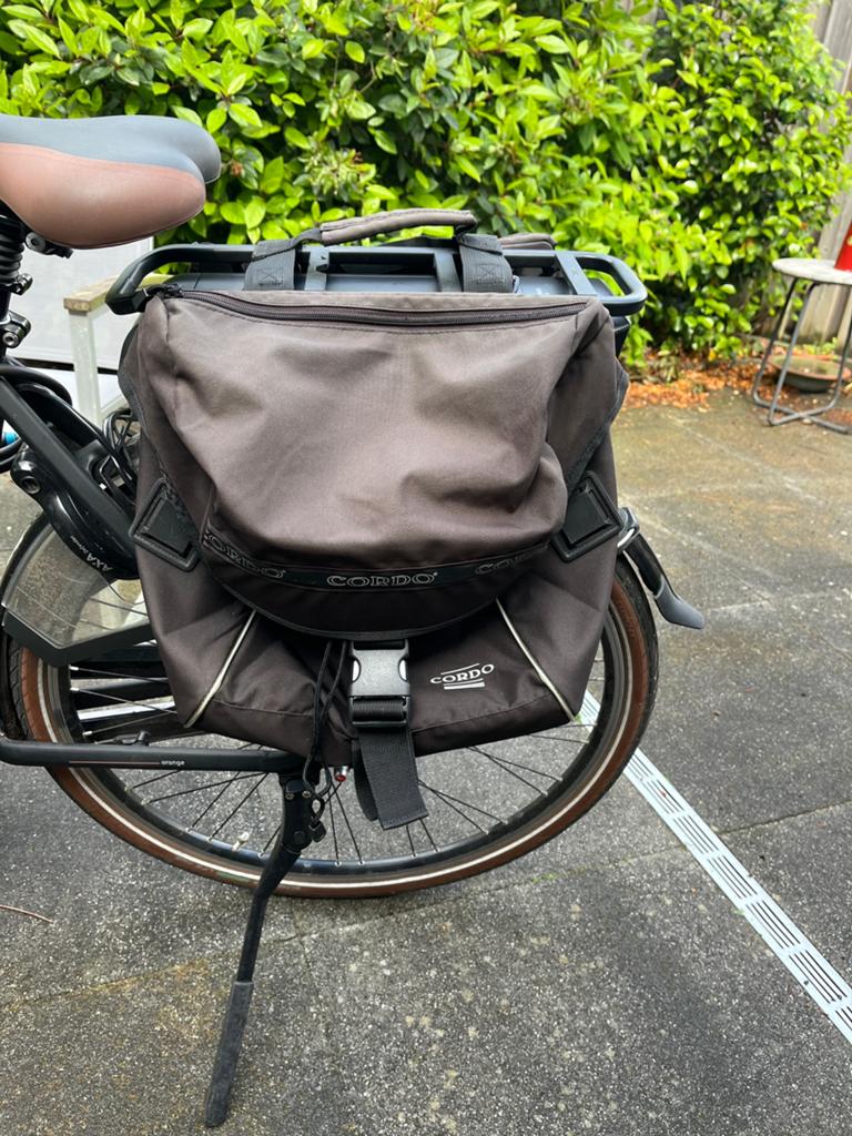 Dubbele fietstassen, merk Cordo, Ophalen, Gebruikt