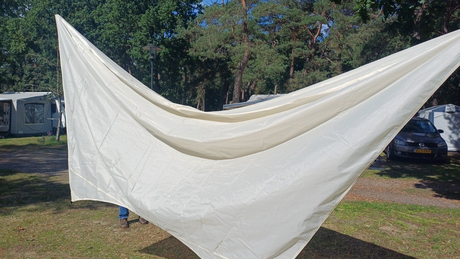 Schaduwdoek voor caravan of camper - Zo goed als nieuw, Ophalen of Verzenden, Nieuw