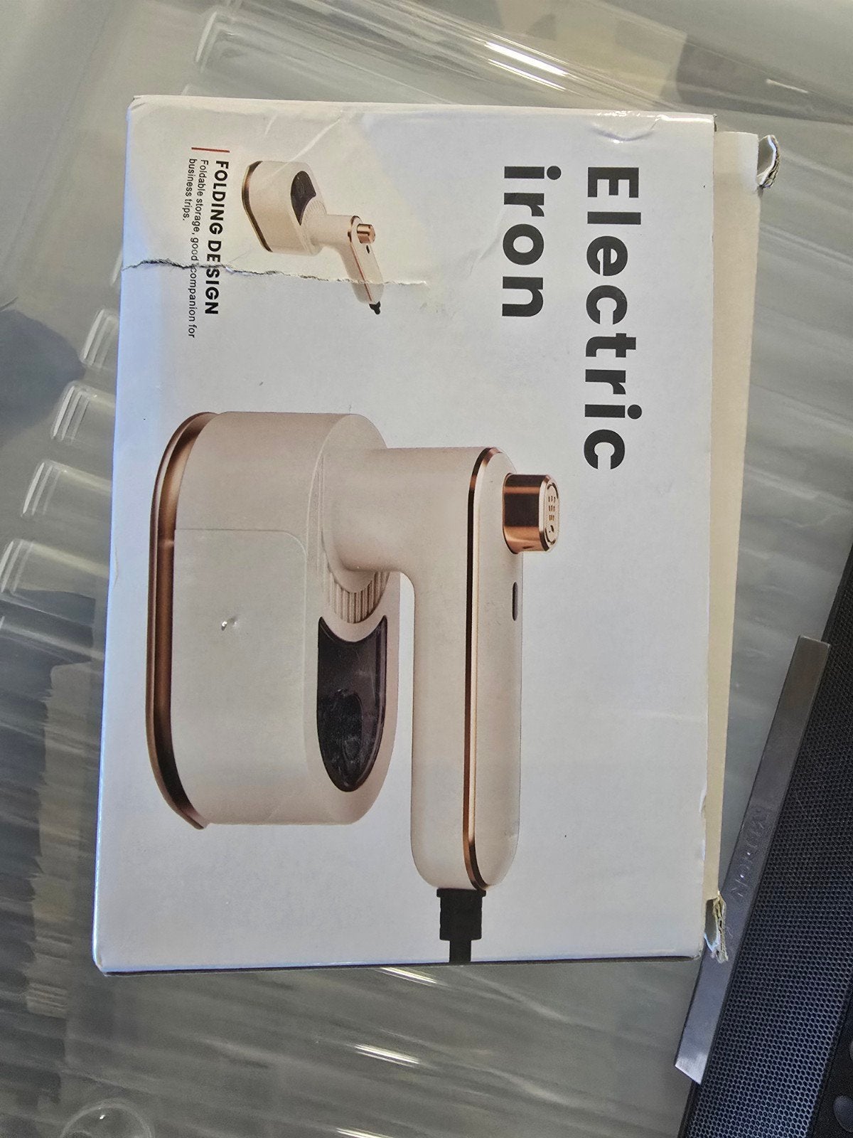 Compact Opvouwbaar Elektrisch Strijkijzer, Ophalen