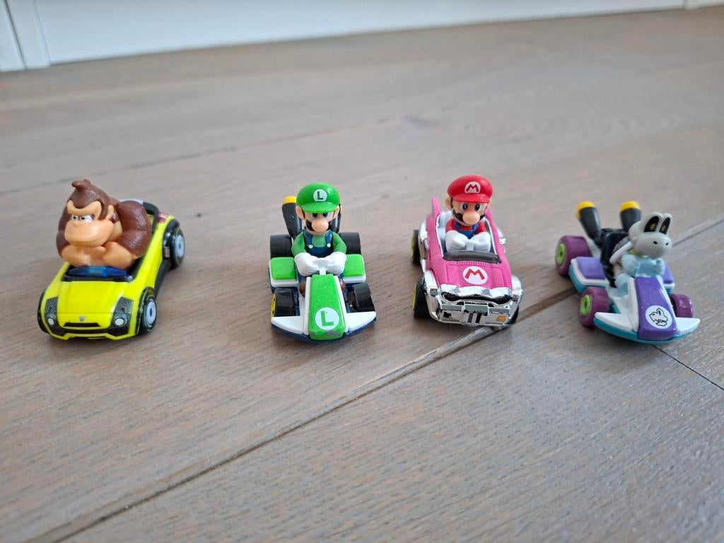 Mario Kart Hot Wheels set, Ophalen of Verzenden, Zo goed als nieuw