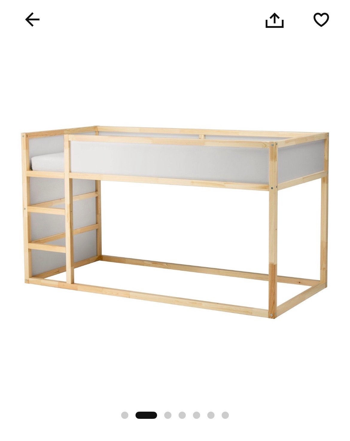 IKEA KURA omkeerbaar bed, Ophalen, Hoogslaper, Eenpersoons, 160 tot 180 cm