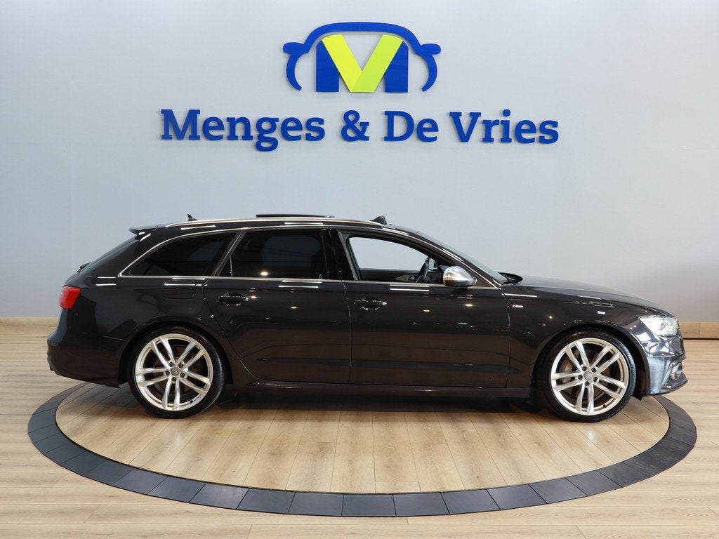 Audi A6 Avant 3.0 TFSI quattro Pro Line Plus Airco ECC | Pan, Automaat, Zwart, 2995 cc, Leder en Stof