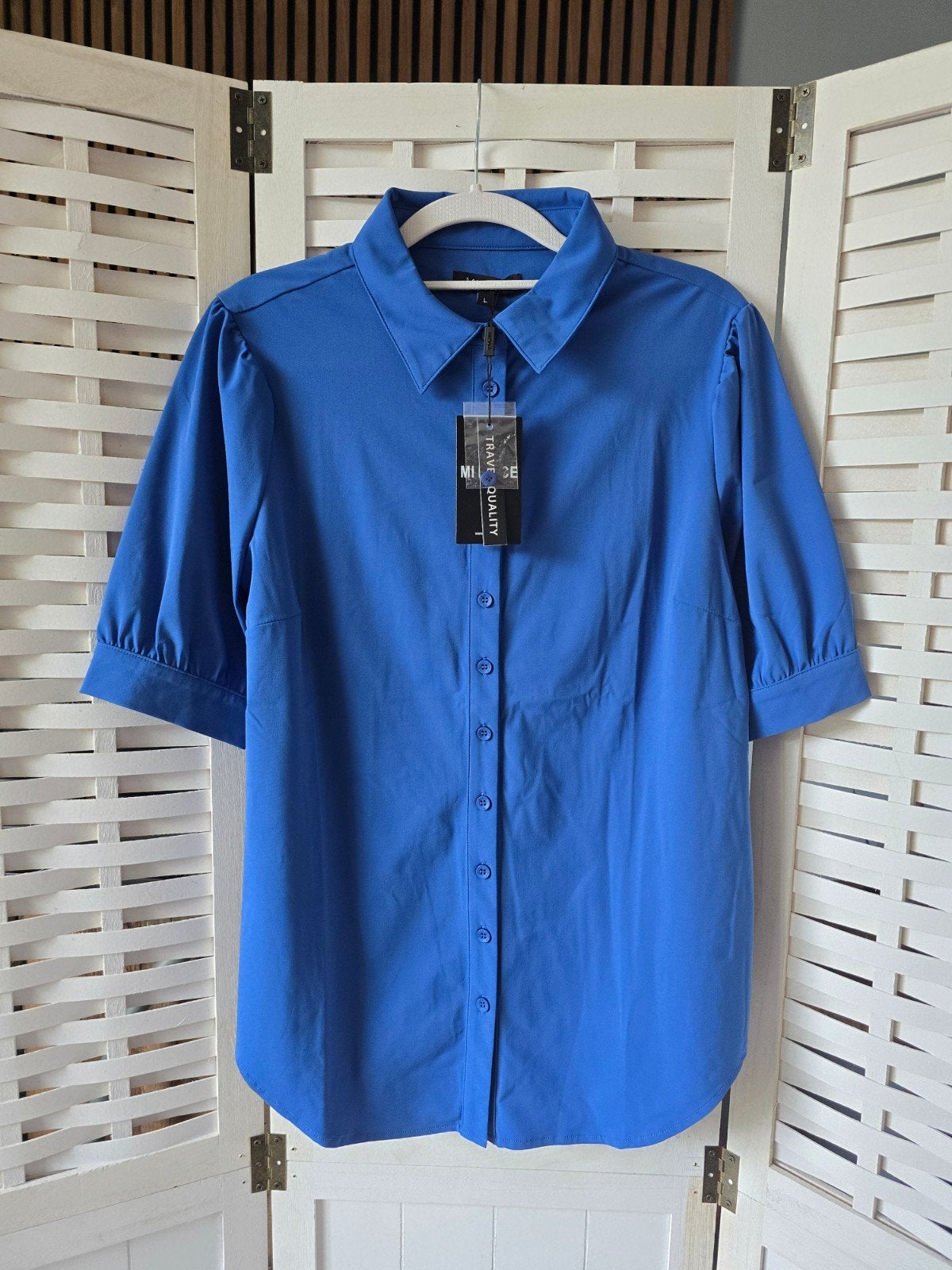Nieuw mi piace travel L royal blue pofmouw, Kleding | Dames, Ophalen of Verzenden, Nieuw, Blauw