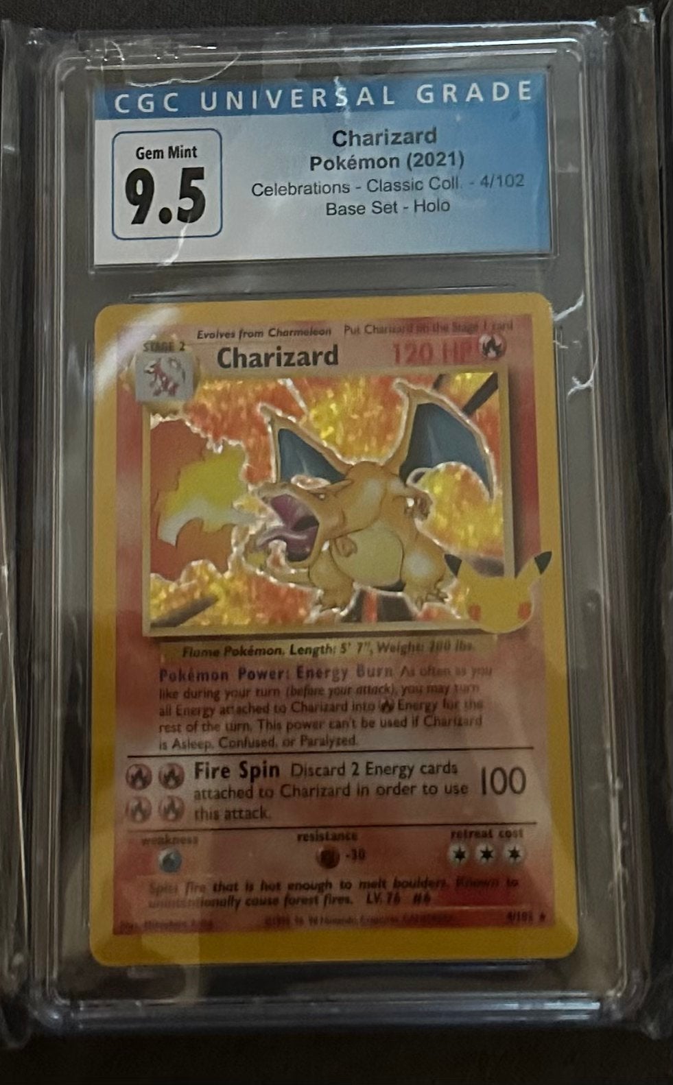 Pokemon Charizard 25th Anniversary, Verzenden, Zo goed als nieuw