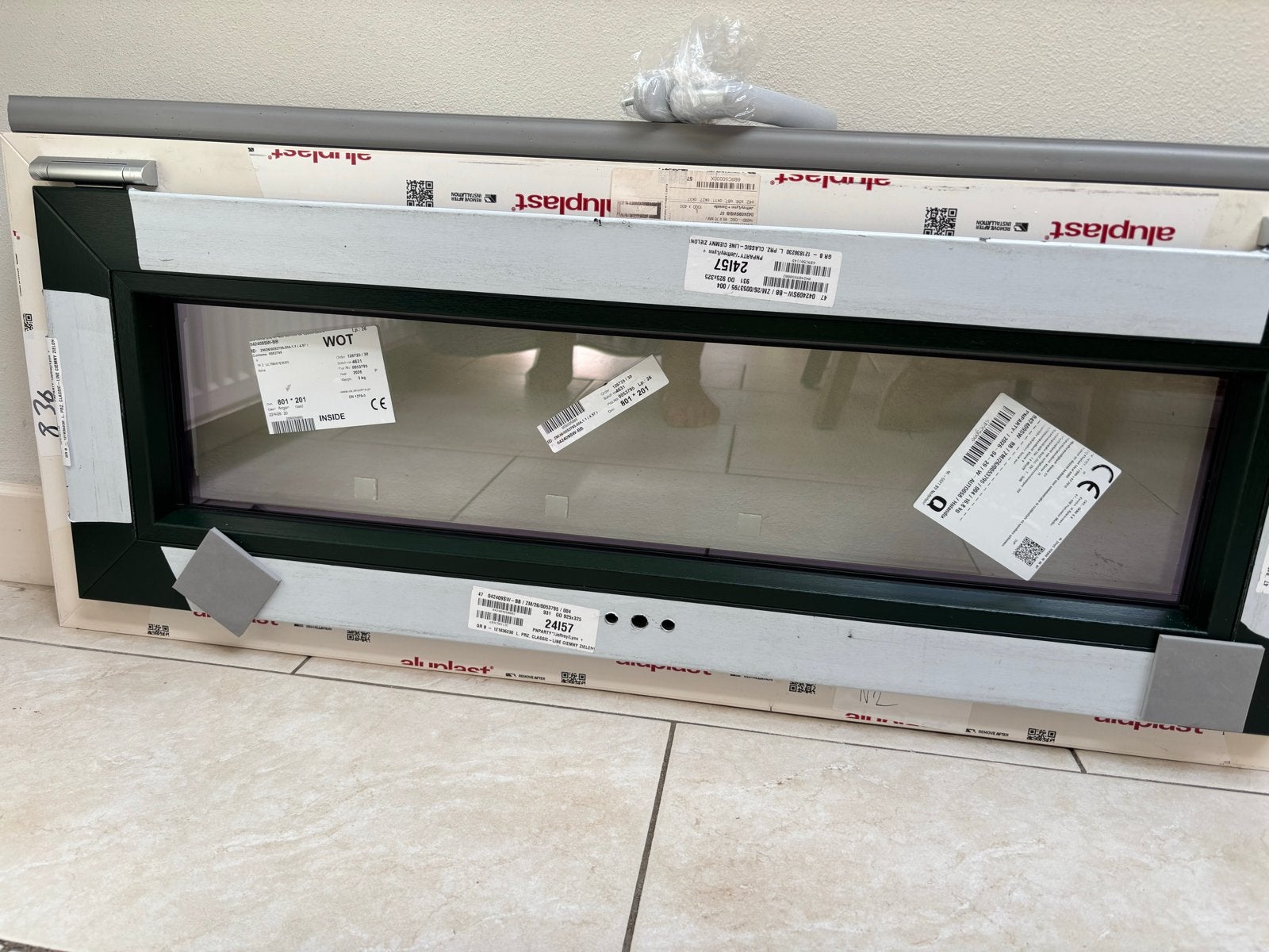 Kunststof kiepraam 100x40 cm - Nieuw, Doe-het-zelf en Verbouw, Glas en Ramen, Nieuw, Gevelraam of Ruit, Minder dan 80 cm, 80 tot 120 cm