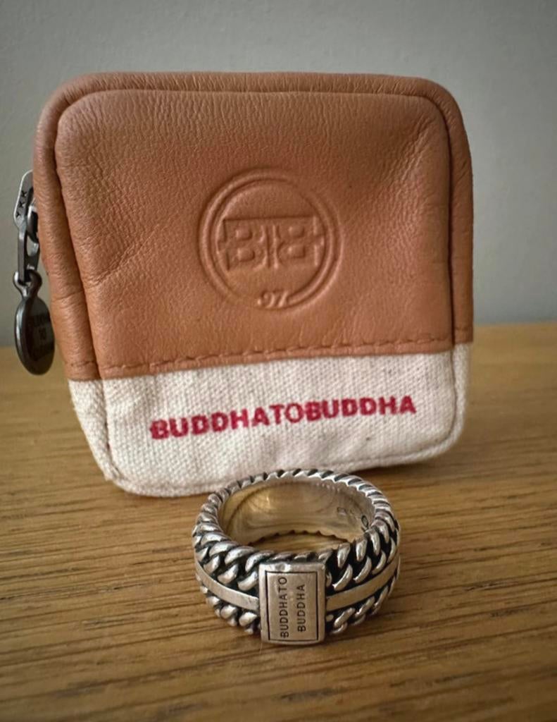 Buddha to Buddha ring maat 16, Ophalen of Verzenden, Dame, Zilver, Kleiner dan 17