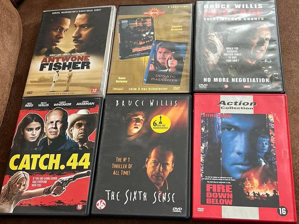 6 Diverse DVD Films - Actie, Thriller & Meer, Cd's en Dvd's, Vanaf 16 jaar, Ophalen of Verzenden, Gebruikt, Overige genres