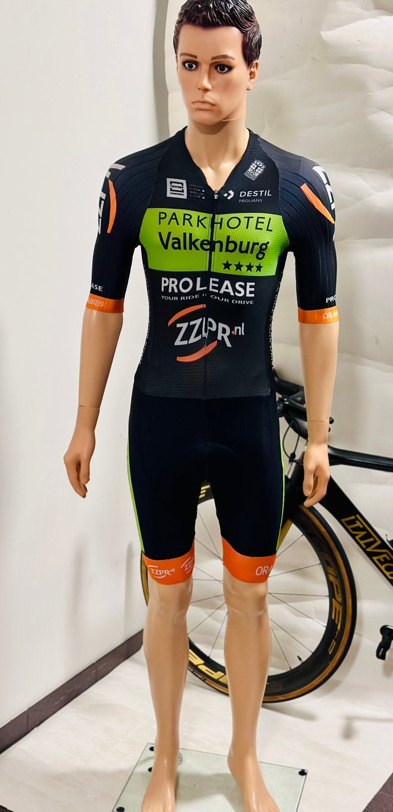 Wielrenkleding wielrenpak snelpak speedsuit maat S Bioracer, S, Heren, Ophalen of Verzenden, Zo goed als nieuw
