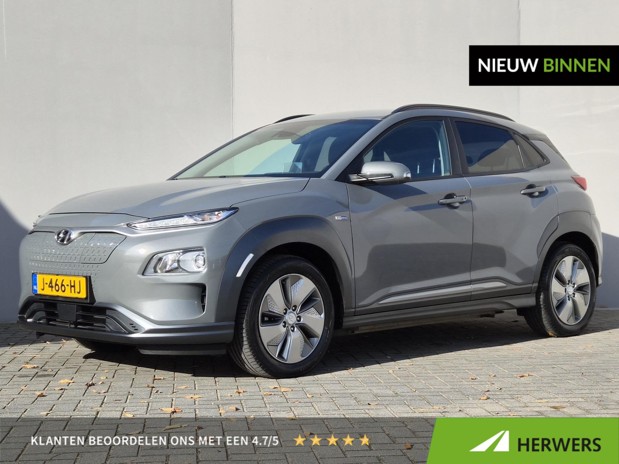 Hyundai Kona EV Fashion 39 kWh / SOH 94% / Dealer onderhoude, Auto's, Dealer onderhouden, Gebruikt, Verwarmde buitenspiegels, Origineel Nederlands