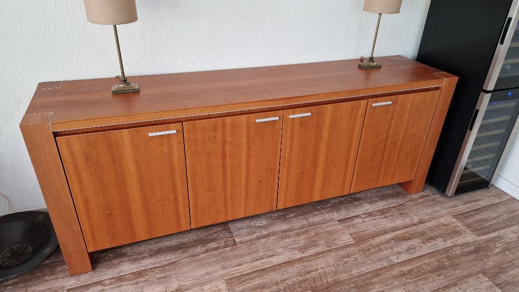 Kersenhouten dressoir, Huis en Inrichting, Ophalen, Gebruikt, 200 cm of meer, 25 tot 50 cm