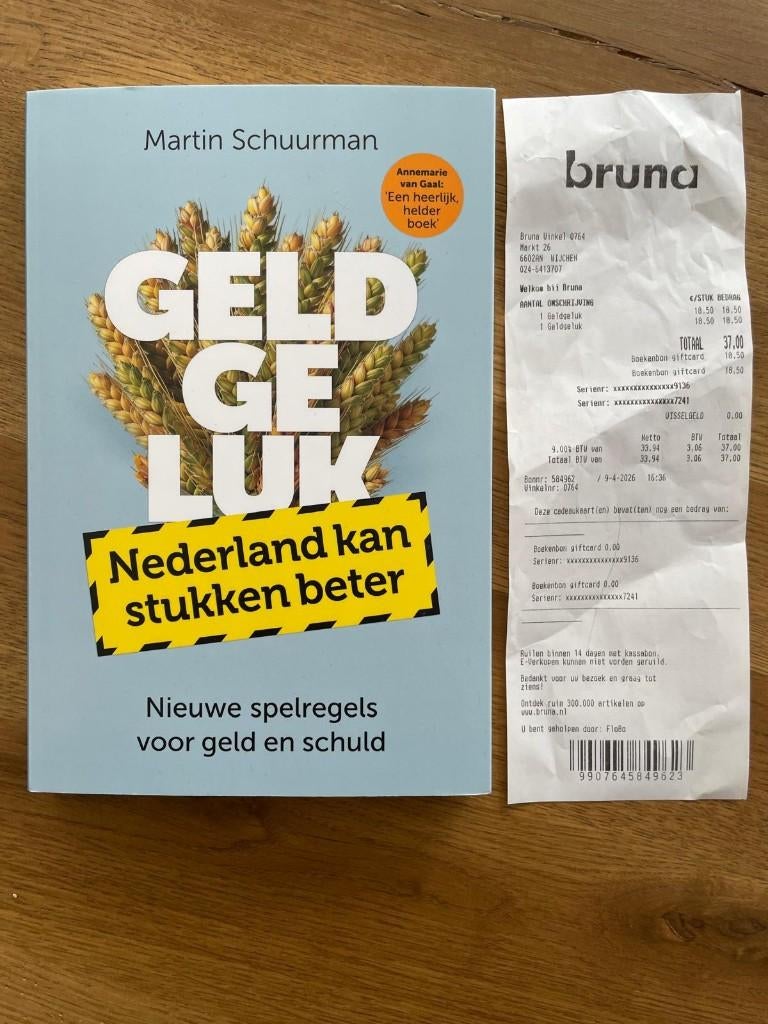 Gloednieuw boek Geldgeluk, Ophalen of Verzenden, Nieuw, Economie en Marketing, Martin Schuurman