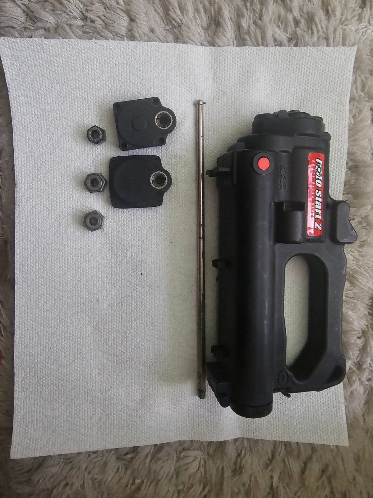 HPI Rotorstarter-2 2 backplates plus oneway barings NITRO, Ophalen of Verzenden, Zo goed als nieuw, Onderdeel, Nitro