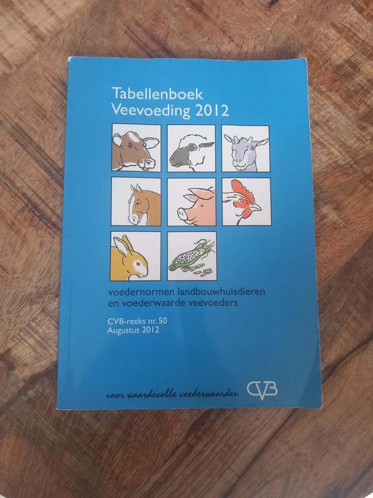 Tabellenboek veevoeding 2012., Ophalen of Verzenden, Beta, Zo goed als nieuw, MBO