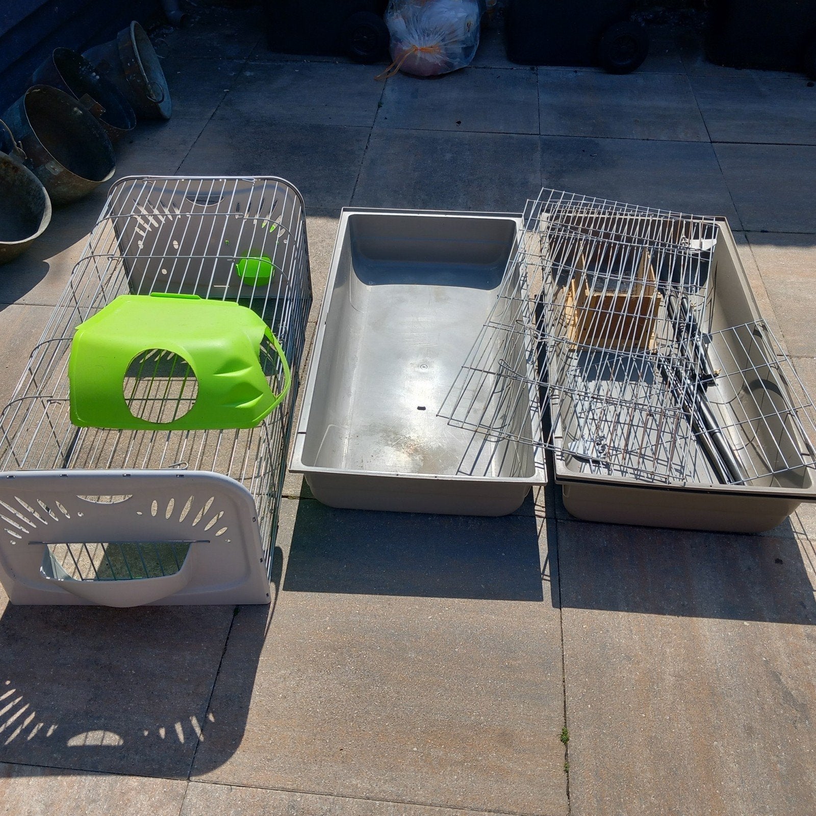 cavia/konijnenk kooi, 2 stuks, Ophalen, Kooi, Gebruikt, Cavia