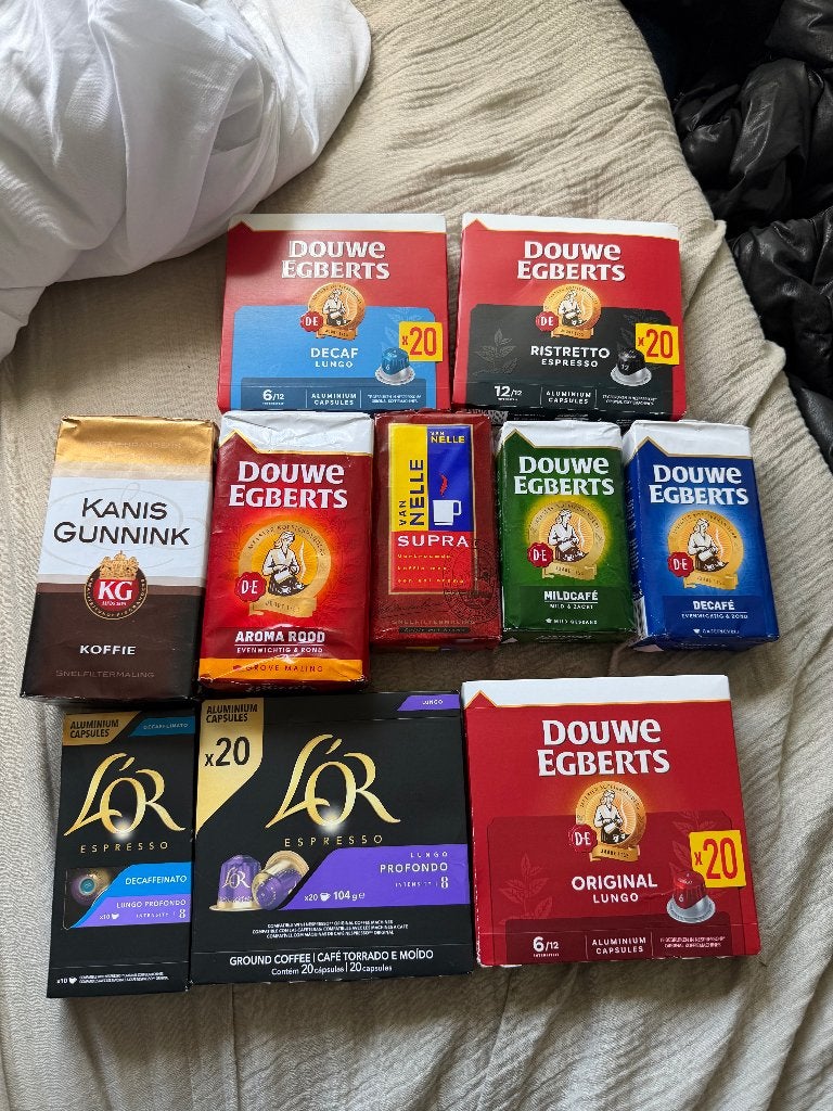 Douwe Egberts koffie pakket, 10 kopjes of meer, Ophalen of Verzenden, Gemalen koffie, Koffiemachine
