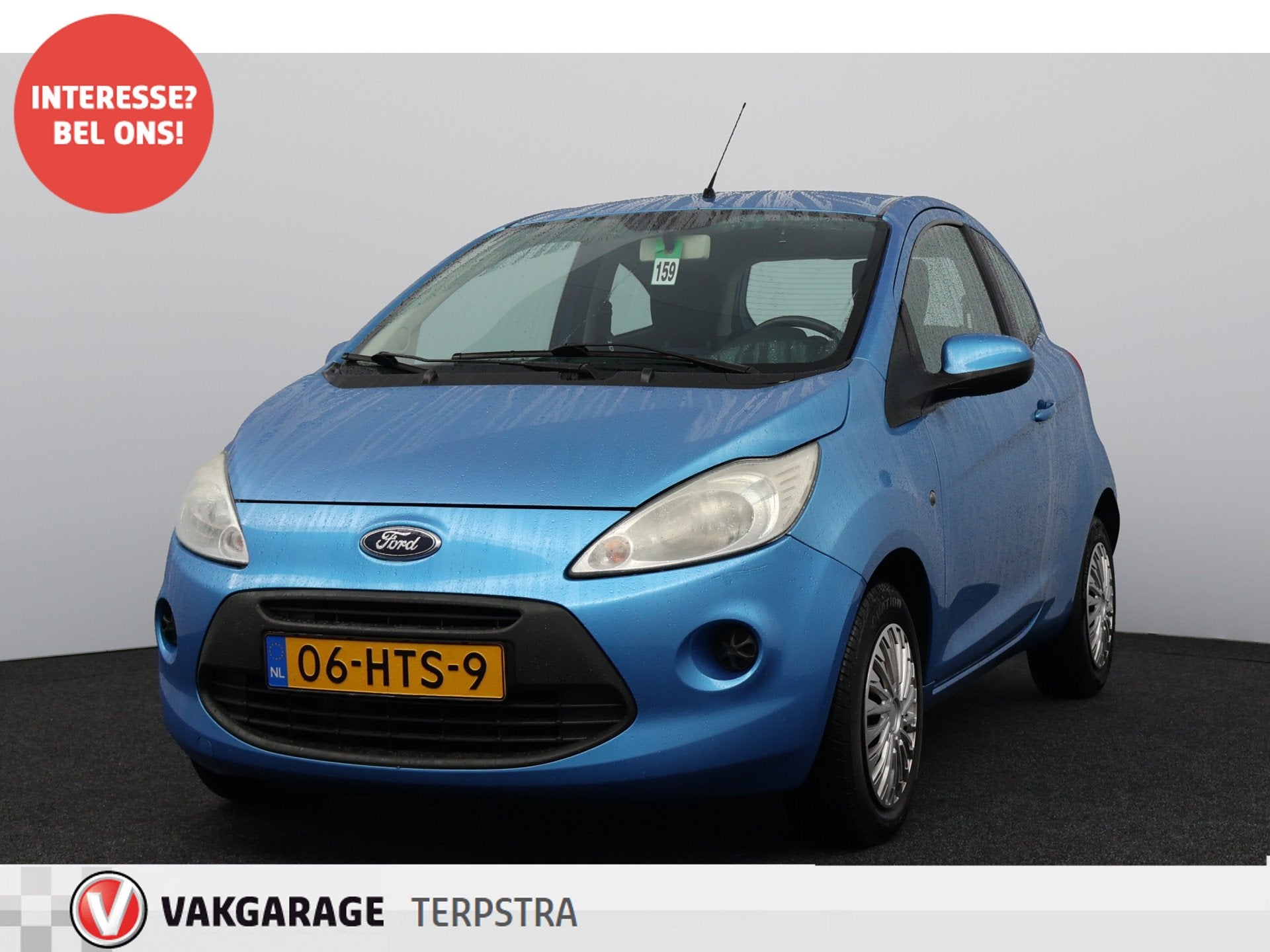 Ford Ka 1.2 Trend/ APK 10-2027!/ Stuurbekr/ C.V/ Elek. Ramen, Auto's, Voorwielaandrijving, Stof, Gebruikt, Origineel Nederlands