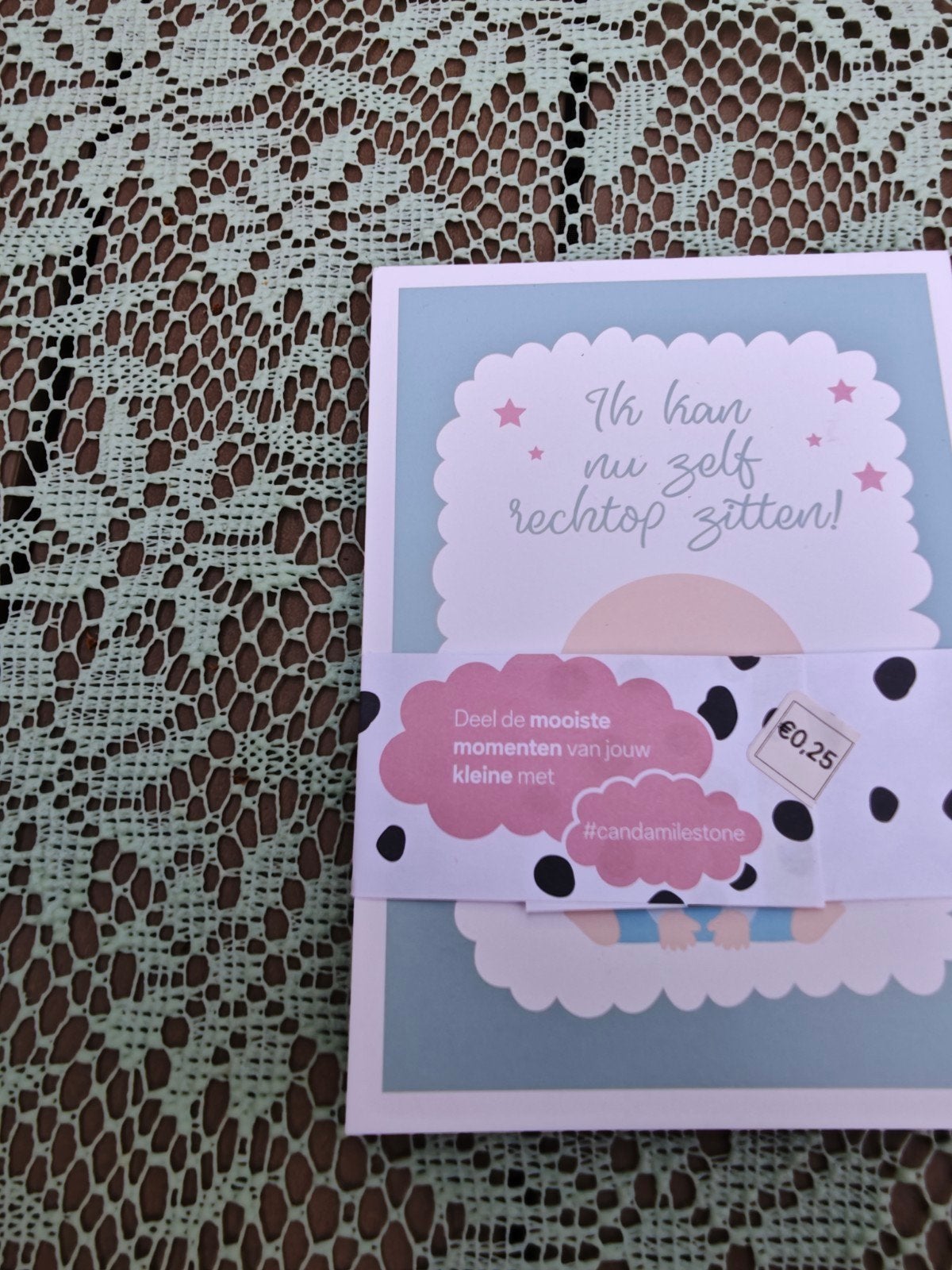 Baby mijlpaalkaarten, Ophalen of Verzenden, Nieuw, Kraamcadeau