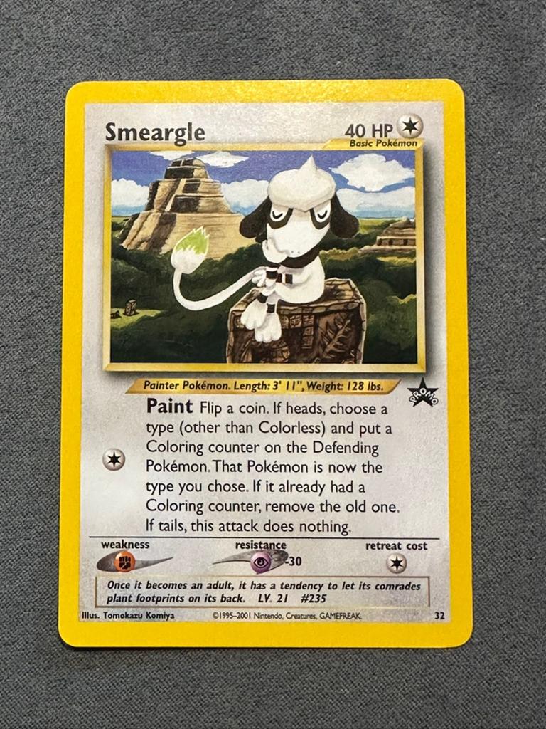 Smeargle Wizards Black Star Promo 032, Ophalen of Verzenden, Nieuw, Losse kaart, Foil