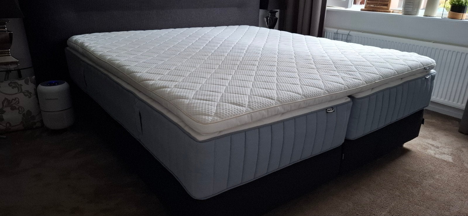 Karlsson Boxspring 180 x 200 cm pocket geveerd, Ophalen, Tweepersoons, Zo goed als nieuw, 180 cm