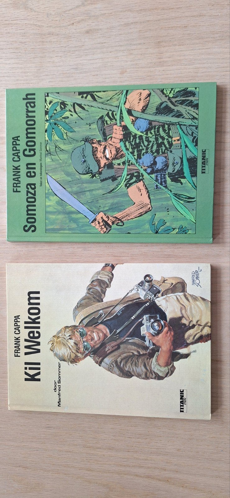 Frank Cappa: Somoza en Gomorrah & Kil Welkom (Hardcover), Boeken, Stripboeken, Meerdere stripboeken, Ophalen of Verzenden, Gelezen