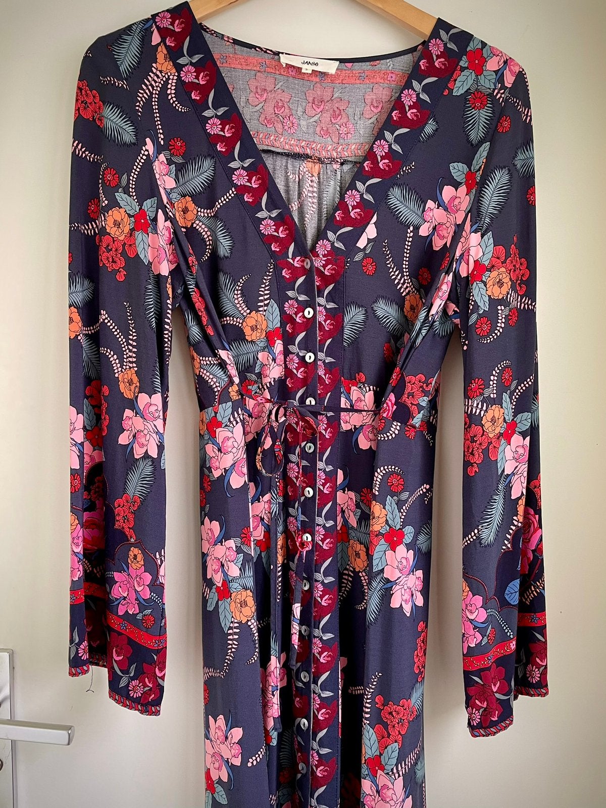 Luchtige lange jurk merk Jaase mt S/m, Kleding | Dames, Meerkleurig, Nieuw, Ophalen of Verzenden, Maat 36 (S)