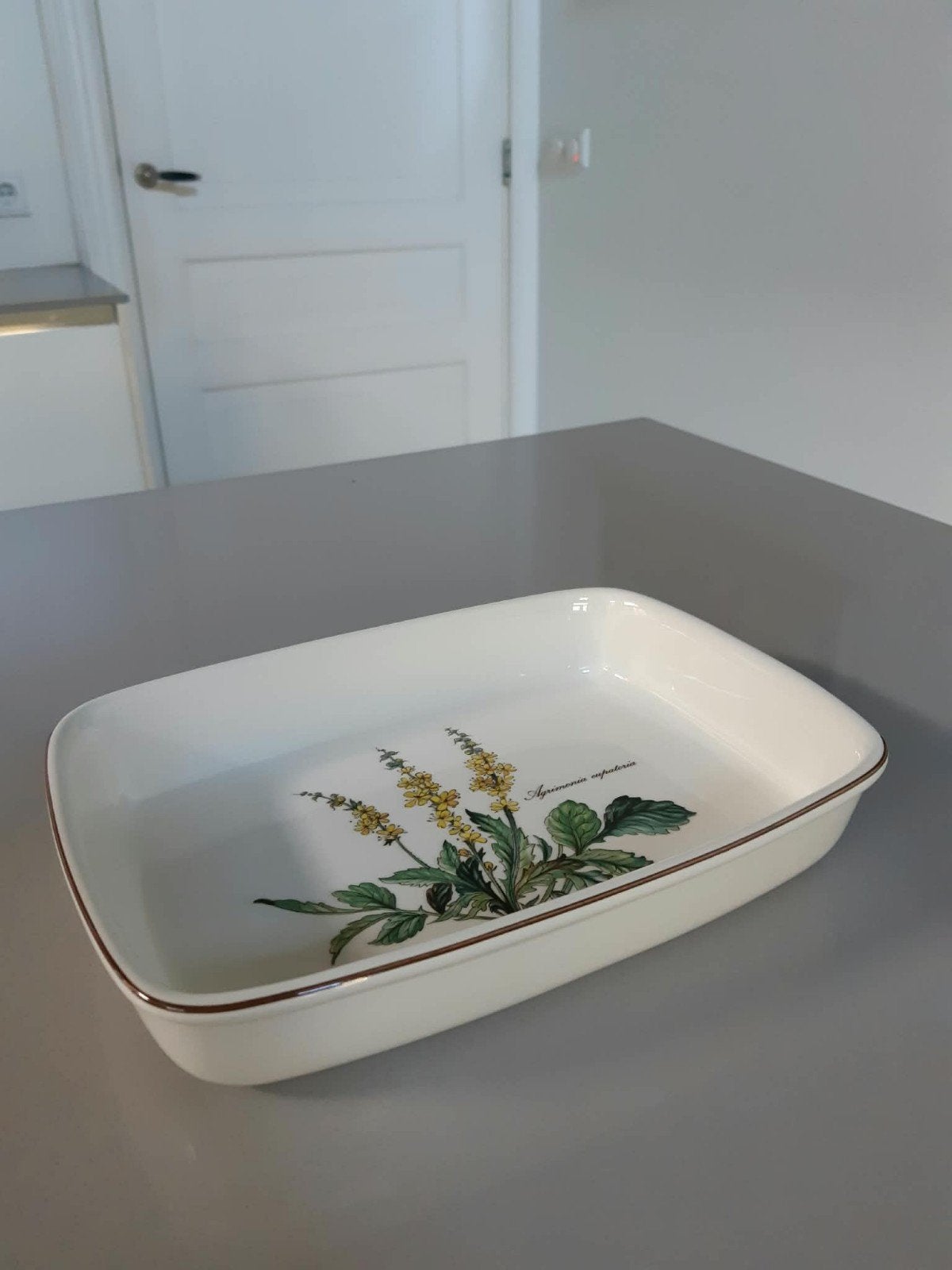 Rechthoekige Ovenschaal Villeroy en Boch Botanica, Ophalen of Verzenden, Overige stijlen, Porselein, Schaal of Schalen
