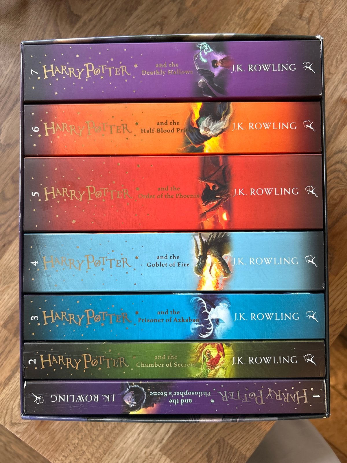 Harry Potter complete collection (deel 1 beschadigd), Ophalen, Gelezen