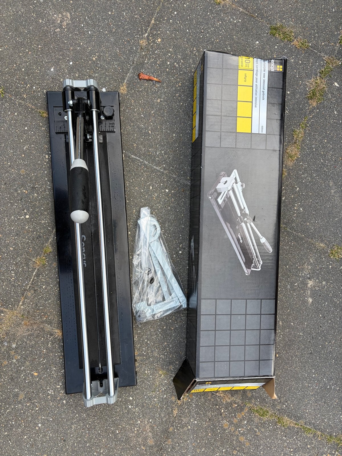 Sencys tegelsnijder 60cm, Doe-het-zelf en Verbouw, Ophalen, Zo goed als nieuw, Snijgereedschap, Overige merken