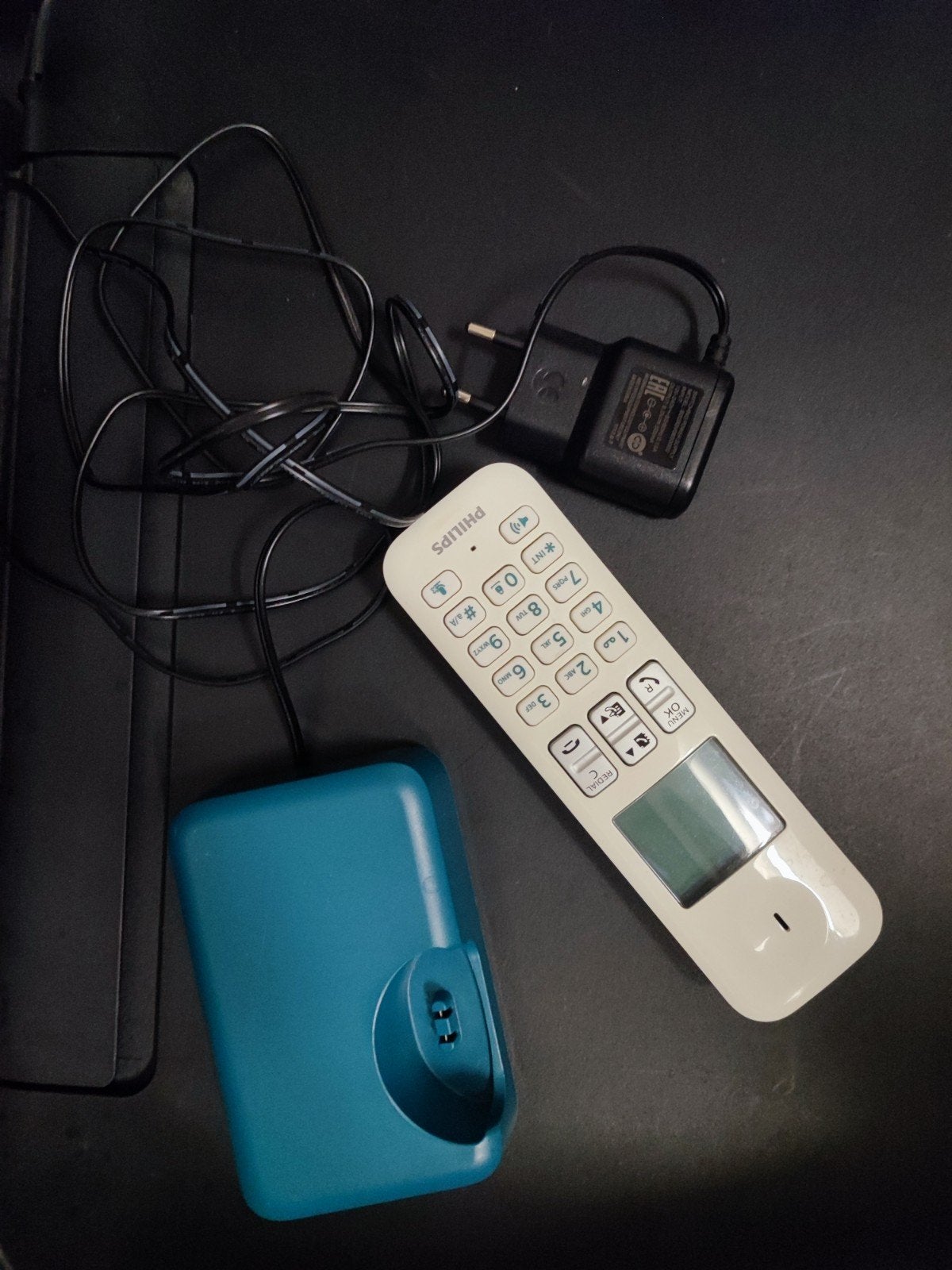 Philips D230 Dect telefoon met basisstation, Telecommunicatie, Vaste telefoons | Handsets en Draadloos, Ophalen, Gebruikt, 1 handset