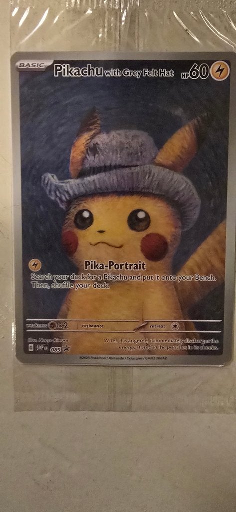 Pokemon kaart van gogh, Ophalen, Zo goed als nieuw, Losse kaart