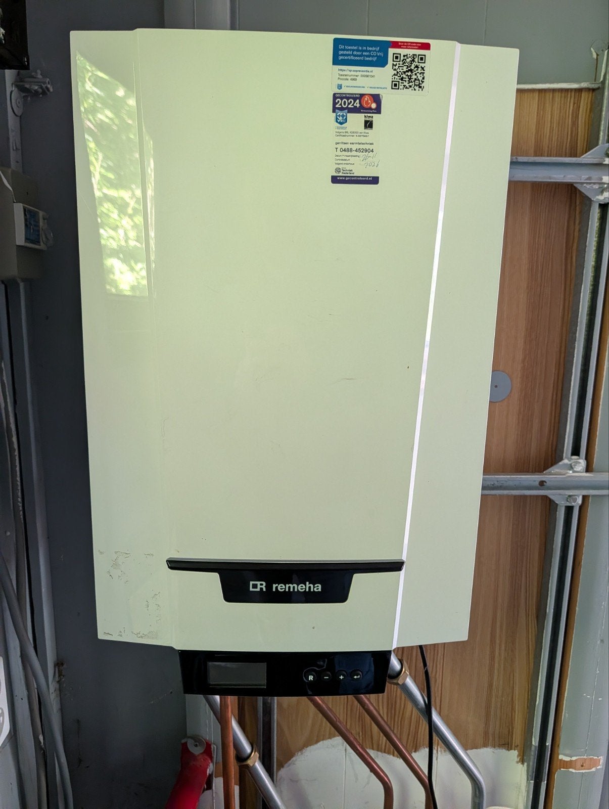 Remeha Tzerra Ace 28c CW4 CV-ketel uit 2021, Ophalen, 30 tot 80 cm, Hoog rendement (Hr), Cv-ketel of Combi-ketel