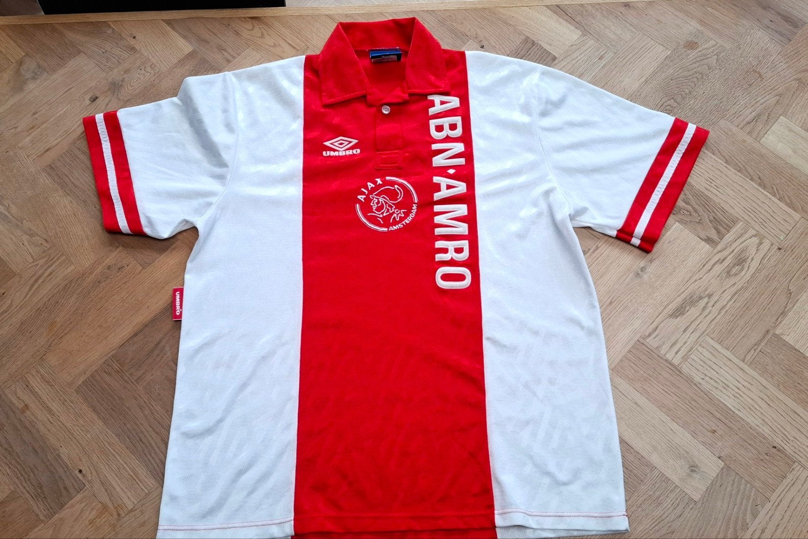 Origineel Ajax Umbro vintage shirt 1993/94 – XL – ABN AMRO –, Maat XL, Ophalen of Verzenden, Gebruikt, Shirt