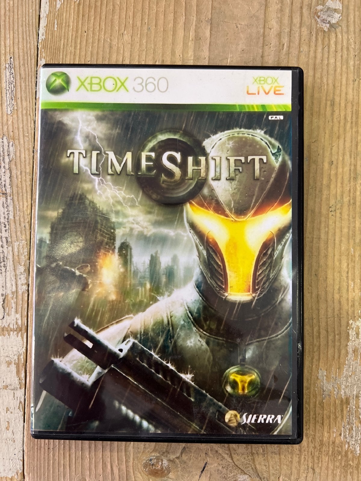 Timeshift Xbox 360 - Sci-fi Shooter, Spelcomputers en Games, Games | Xbox 360, Online, Gebruikt, Shooter, 1 speler