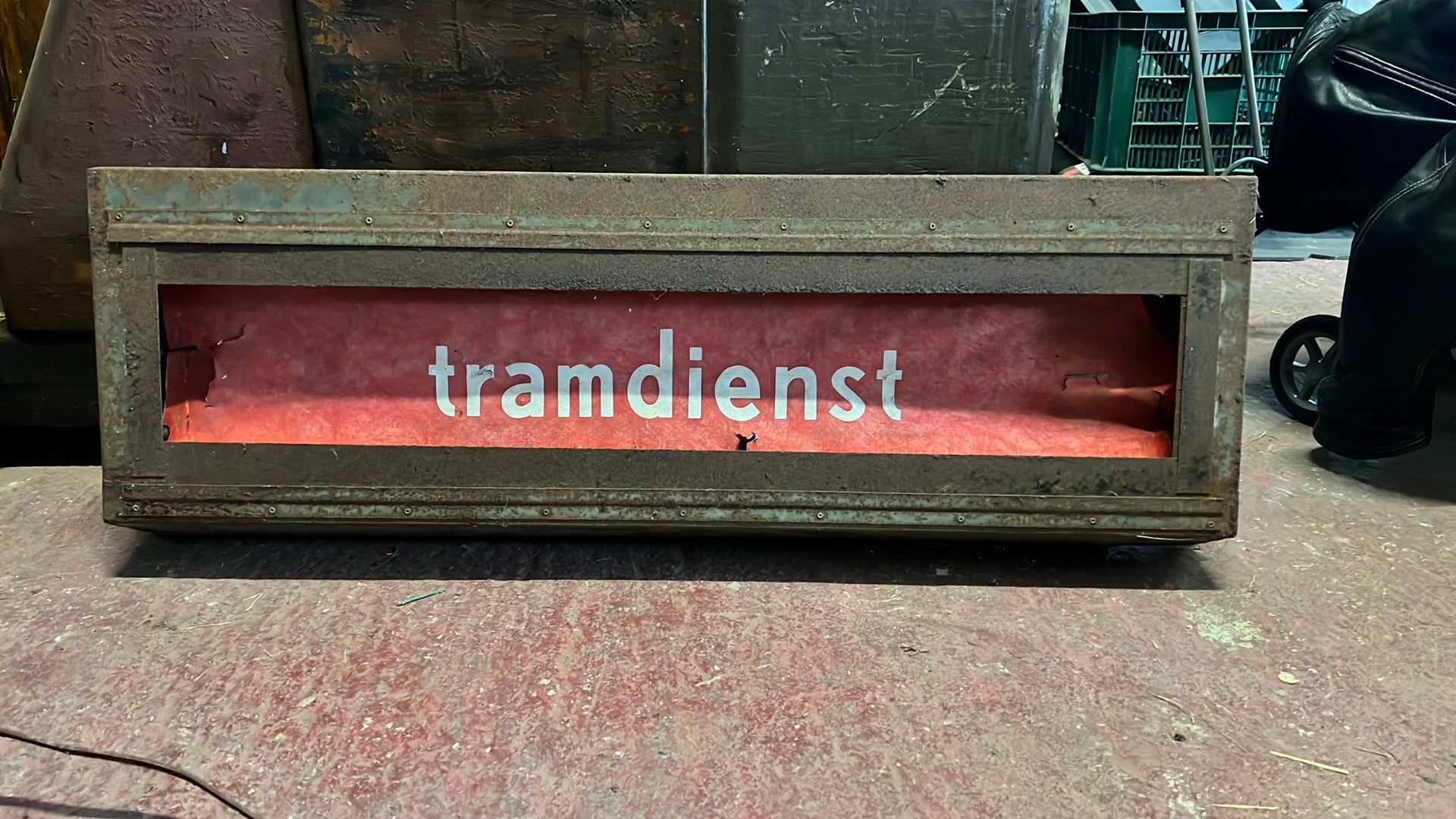 Tram amsterdam top bord/ koers bord, Overige merken, Gebruikt, Gelijkstroom of Wisselstroom, Overige typen