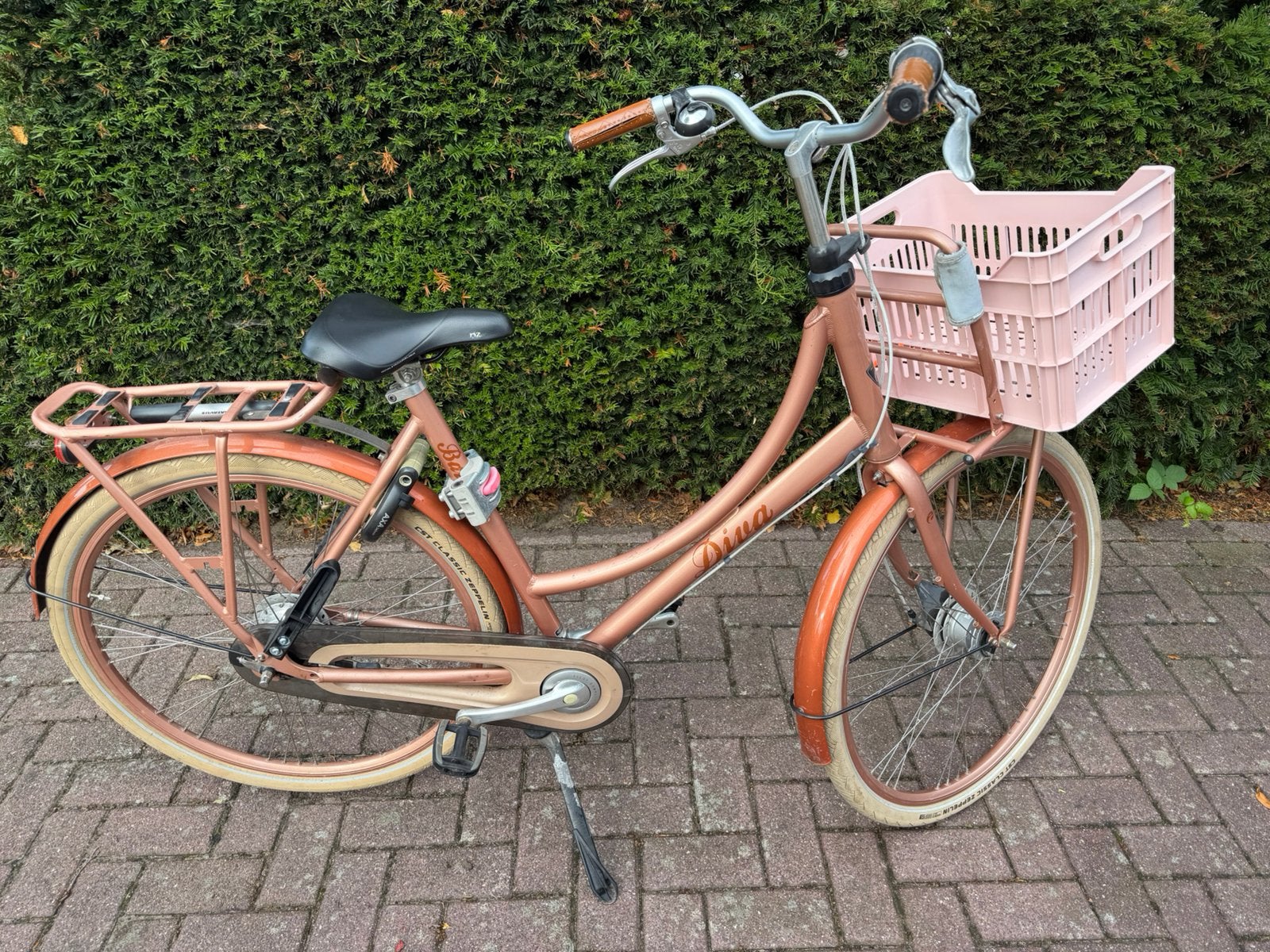 Batavus Diva damesfiets (framemaat 56), Fietsen en Brommers, Ophalen, Batavus, Trommelrem, 53 tot 56 cm