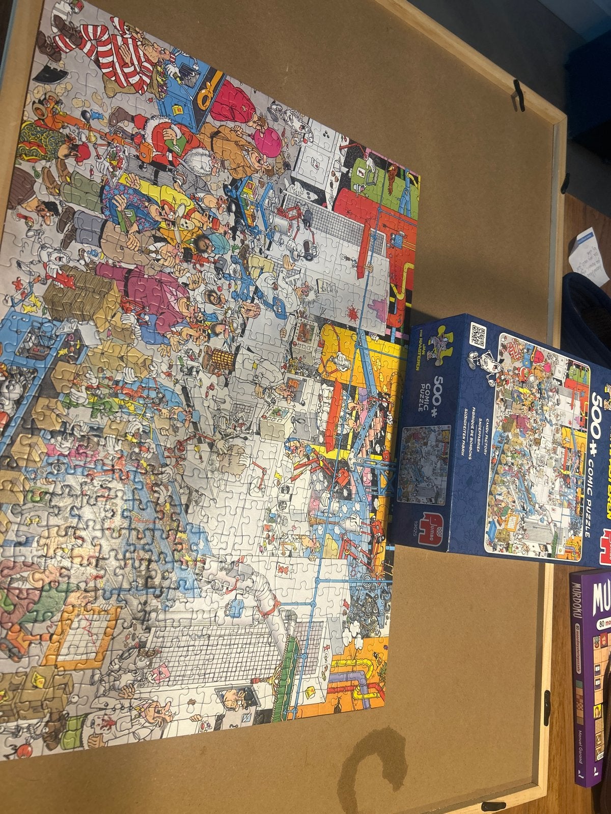 Jan van Haasteren Puzzel 500 stukjes - Snoepfabriek, Ophalen, 500 t/m 1500 stukjes, Gebruikt, Legpuzzel