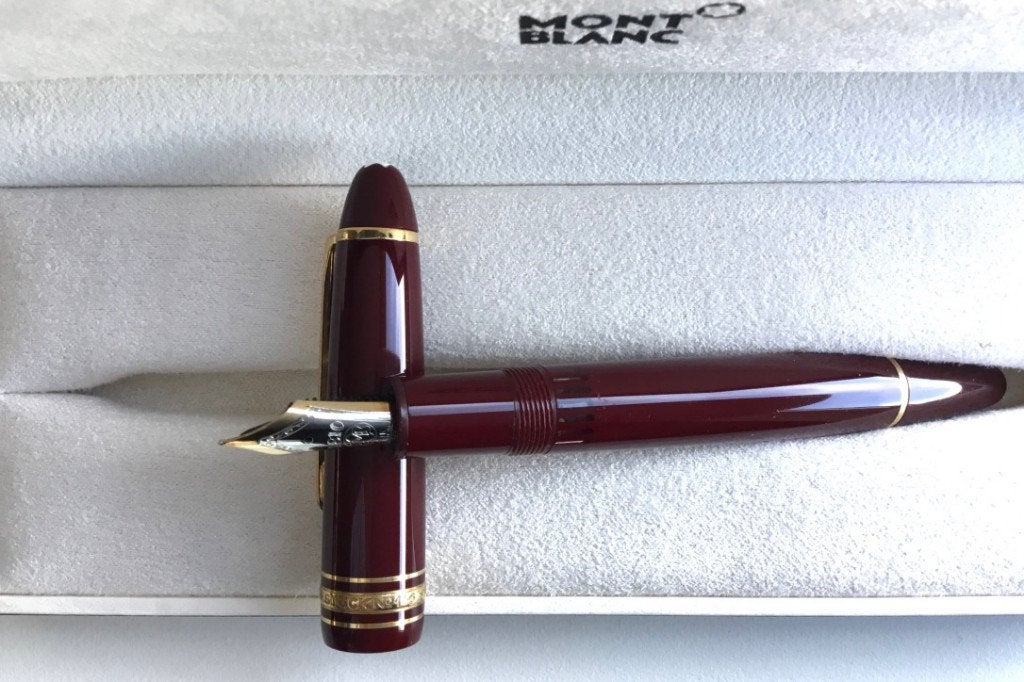 Montblanc Meisterstück Legrand Vulpen 146 Bourgondy red (M), Ophalen of Verzenden, Zo goed als nieuw, Vulpen, Mont Blanc